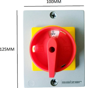 Salzer 16A 3Pole ON OFF S16 B31 L&T Load break switch with ABS ...
