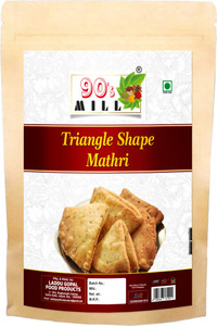 90's MILL Bumbai Ajwain Namkeen Mathi Khasta Matthi Mathri | Dahi Papdi ...