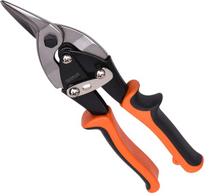 MAXPOWER 3-Piece 10" Aviation Snip Set - Left, Right & Straight Cut, Chrome Vanadium Steel