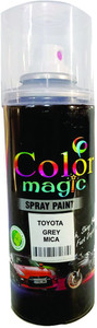COLORMAGIC TOYOTA CAR METALLIC GREY MICA SPRAY PAINT FOR INNOVA Grey ...