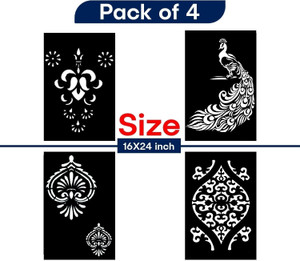 JAZZIKA Painting Wall Stencils PATTERN:- 