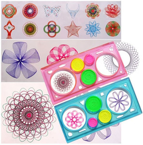 Daizens Design Ruler Spirograph Geometric Ruler |Learning Set|Gift Set ...