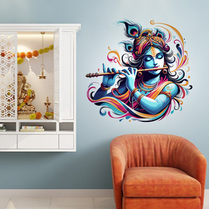 COLOURED WINGS 60 cm Murli Krishna Designs of Wall Stickers for Home ...