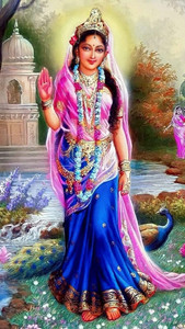 swaroopa 16.5 inch Radha rani A3 size non tearable sticker Self ...
