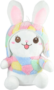 ULTRA Colourful Smiling Bunny Stuffed Animal Toy Kids Boys and Girl ...