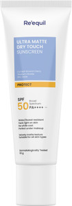Re'equil Sunscreen - SPF 50 PA++++ Ultra Matte Dry Touch Sunscreen Gel ...