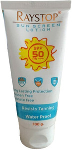 RAYSTOP Sunscreen - SPF 50 PA+++ SUNSCREEN LOTION [100_g] - Price in ...