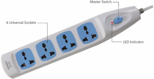 ORION 017- Extension Cord / Power Strip with Master Switch, Indicator ...