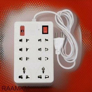 PINGA OG_M_916_Extensionbox8 Socket 1 Switch With fuse 8 Socket ...