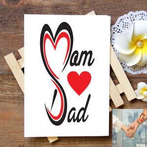 voorkoms Mom Love Dad Temporary Tattoo Stickers For Male And Female ...