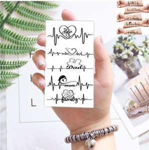 Temporary Tattoowala Mom Dad Love Tattoo Temporary Sticker For Male And ...