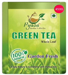 Pyasa Premium Loose Green Tea Leaves Green Tea Pouch Price in India ...