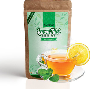 AMITVA Lemon Tulsi green tea 100g ( 50 Cups ) , Immunity Booster , Rich ...