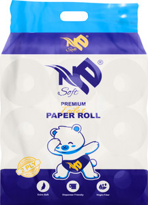NE Soft 2 Ply Ultra Soft 100% Virgin Toilet Paper (Pack of 9) Toilet ...