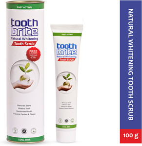 toothbrite Patented Natural Whitening Tooth Scrub Helps Removes teeth ...