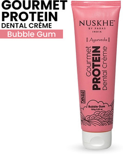 Nuskhe By Paras Gourmet PROTEIN Dental Crème - Bubble Gum | Toothpaste ...