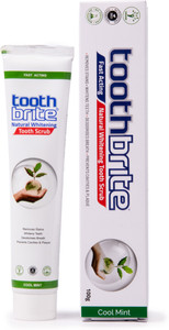 toothbrite Natural Whitening Tooth Scrub Removes Stains Deodorises Bad ...