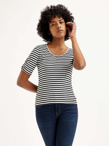 Haut Noir Et Blanc INC International Concepts - Taille Small, Neuf Avec étiquettes, Style Coloré Et Moderne