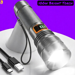 Sagaft X401 Powerful Torch-Ultra-Bright Rechargeable Torch for Outdoor ...