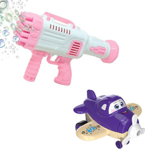 RAINBOW RIDERS Combo Super Socket 32 Holes Pink Bubble Gun & Deform ...