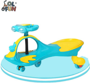 LOL-FUN Ride-on with Frog Face | Lights and Sounds BABY KIDS CAR FROG ...