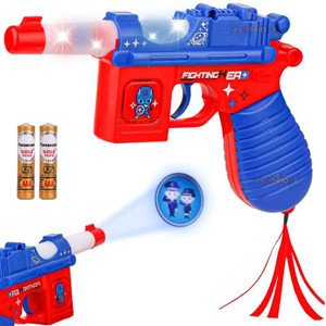 Dherik Tradworld Mini Projection Gun RED, Amazing Musical Projector Toy ...