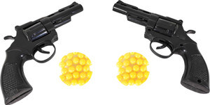 Humaira Mini Revolver Toy Gun Pistol with 8 Round Barrel, 6 mm BB ...