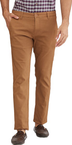 PARX Slim Fit Men Brown Trousers - Buy PARX Slim Fit Men Brown Trousers ...