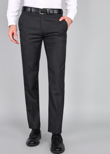 Raymond Slim Fit Men Grey Trousers - Buy Raymond Slim Fit Men Grey ...