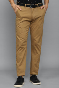 Allen Solly Slim Fit Men Brown Trousers - Buy Allen Solly Slim Fit Men ...