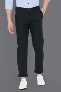 Allen Solly Regular Fit Men Black Trousers - Buy Allen Solly Regular ...