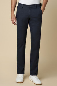 Allen Solly Regular Fit Men Blue Trousers - Buy Allen Solly Regular Fit ...