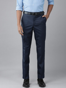 PARK AVENUE Regular Fit Men Dark Blue Trousers - Buy PARK AVENUE ...
