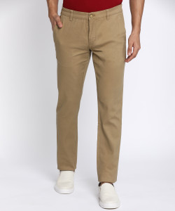 PARX Tapered Men Brown Trousers - Buy PARX Tapered Men Brown Trousers ...