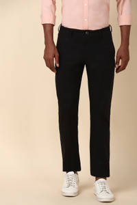 Allen Solly Regular Fit Men Black Trousers - Buy Allen Solly Regular ...