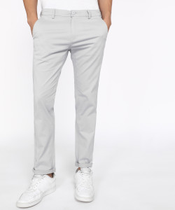 PROVOGUE Slim Fit Men Grey Trousers - Buy PROVOGUE Slim Fit Men Grey ...