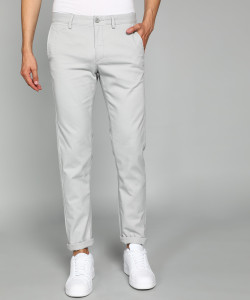 U.S. POLO ASSN. Slim Fit Men Grey Trousers - Buy U.S. POLO ASSN. Slim ...