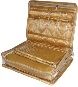 Aadhya Necklace Bangle Locker Cosmetic Storage Organizer (Gold) Vanity ...
