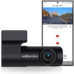 NEXDIGITRON NEO Dash Camera, Full HD 1080P, Detachable & 360° Rotatable ...