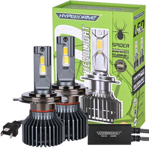ALLEXTREME Hyperdrive H4/H19 200W LED Headlight Conversion Kit 22000LM ...