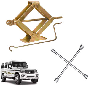 AUTO PEARL Scissor Jack & 4-Way Wheel Spanner (17x19x21x23 mm) for ...