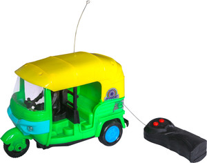 DECODAZZ Auto Rickshaw RC Toy with Remote Control - Auto Rickshaw RC ...