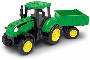 Just Craft Pull Back Vehicles Farm Tractor Truck With Trolley Friction