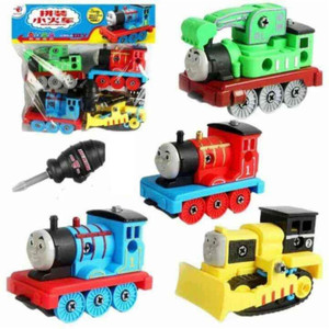 deoxy 4 in 1 DIY Thomas Assemble Trains Take-Apart Trains w/Screw ...