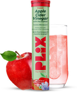 The Plant Fix Plix Probiotic+ Apple Cider Vinegar Effervescent Tablets ...