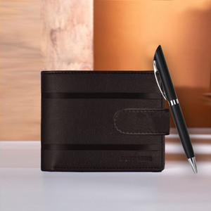 BUFFHIDE Men Casual, Formal, Evening/Party Brown Genuine Leather Wallet ...