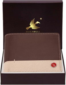 HORNBULL Men's Leather Wallet & Belt Combo Set - Modern Style Genuine Leather Gift Box