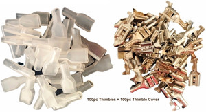 BALRAMA 200pc Combo Thimbles + Thimmble Cover Electrical Wire Cable ...