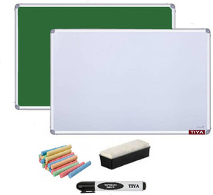 Flipkart.com | Tiya Reversible Non Magnetic One Side White Board & back ...