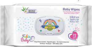 Fabie Baby SkinSoft Baby Wipes 72 Wipes (Single Pack) Price in India ...